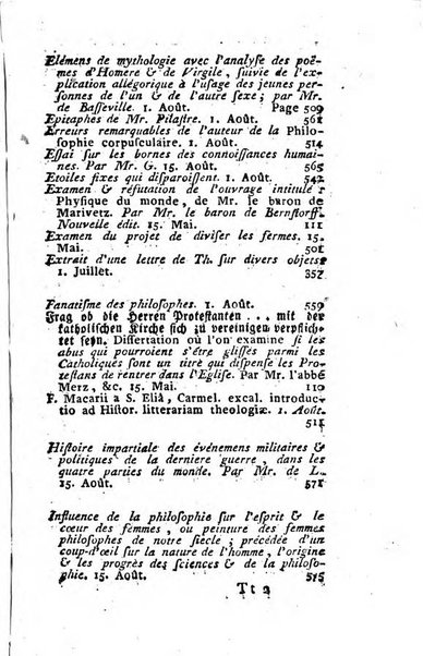 Journal historique et littéraire