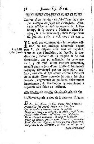 Journal historique et littéraire