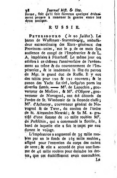 Journal historique et littéraire