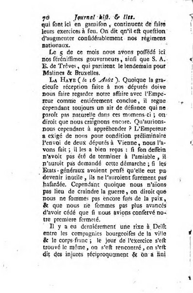 Journal historique et littéraire