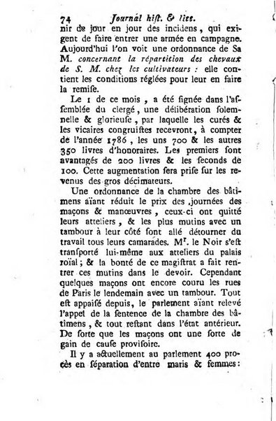 Journal historique et littéraire