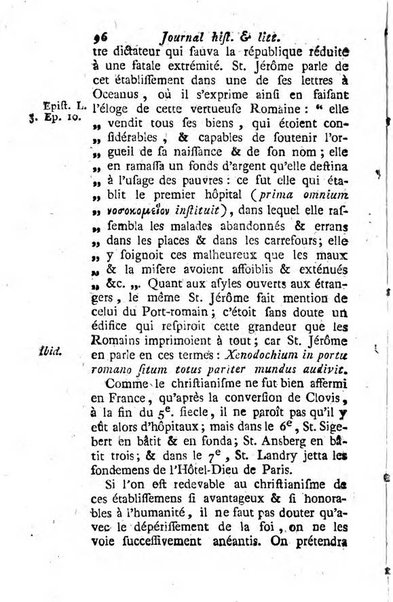 Journal historique et littéraire