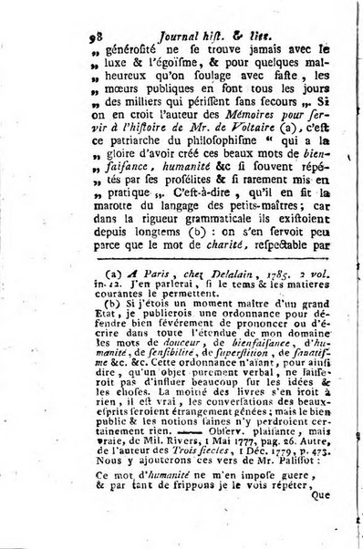 Journal historique et littéraire