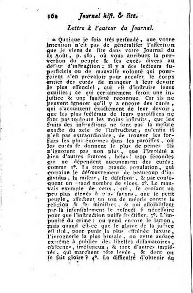 Journal historique et littéraire