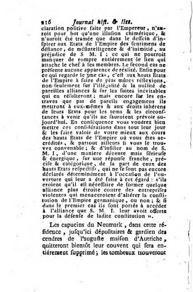 Journal historique et littéraire