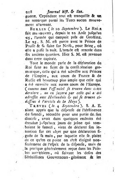 Journal historique et littéraire