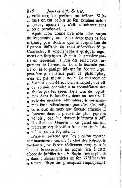 Journal historique et littéraire