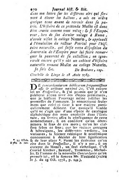 Journal historique et littéraire