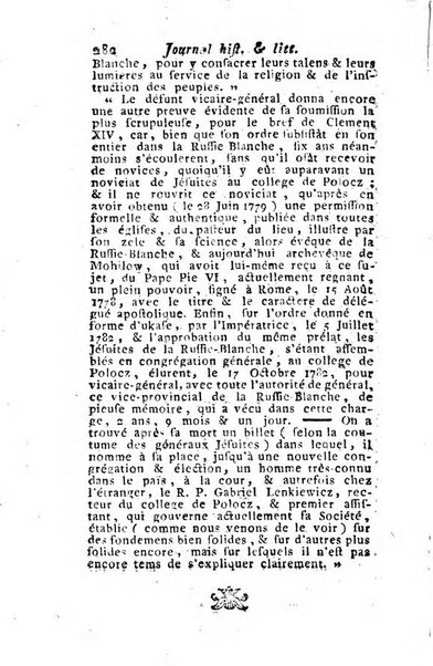 Journal historique et littéraire