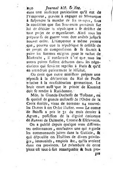 Journal historique et littéraire