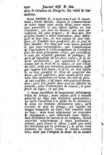 Journal historique et littéraire