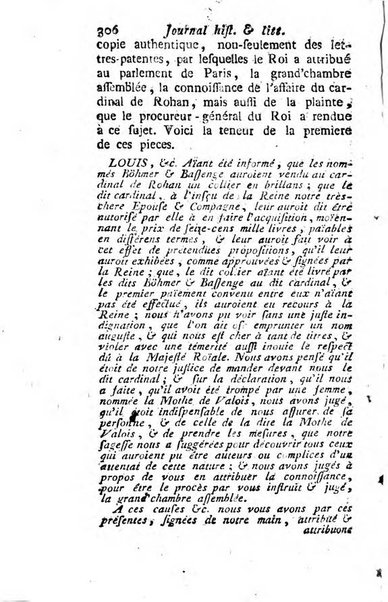 Journal historique et littéraire