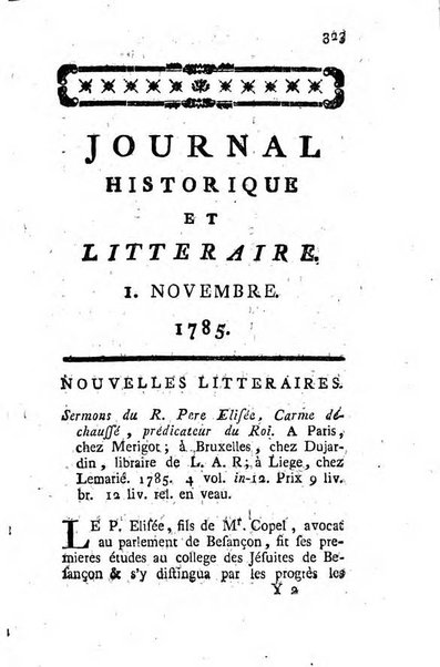 Journal historique et littéraire