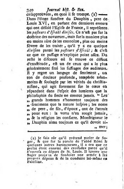 Journal historique et littéraire