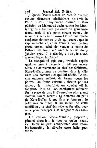 Journal historique et littéraire