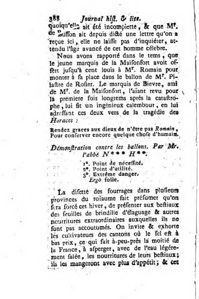 Journal historique et littéraire