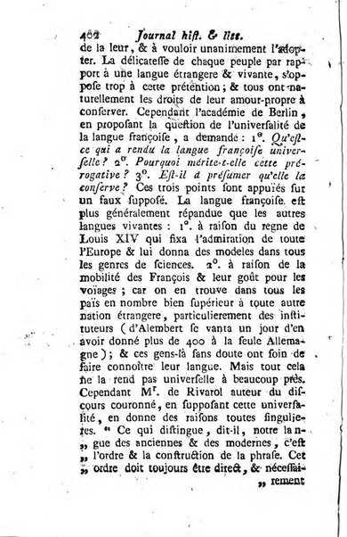 Journal historique et littéraire