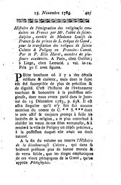 Journal historique et littéraire