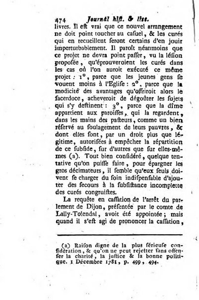 Journal historique et littéraire