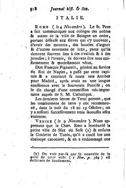 Journal historique et littéraire