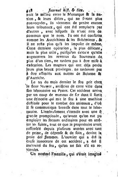 Journal historique et littéraire