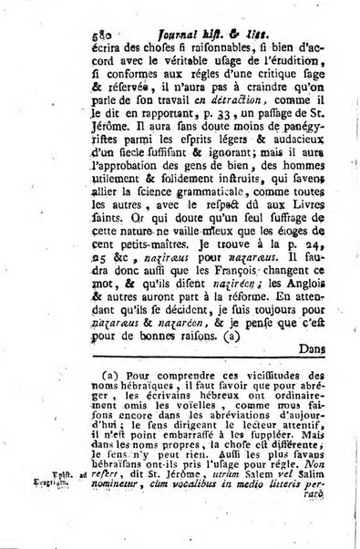 Journal historique et littéraire