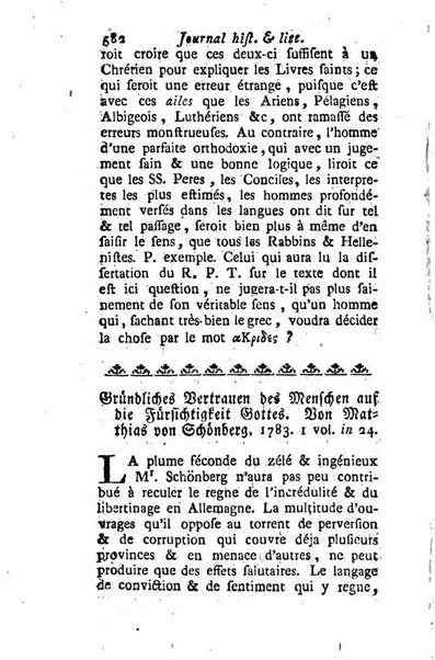 Journal historique et littéraire