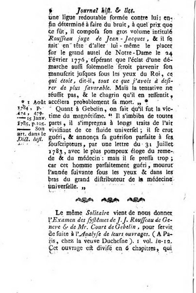 Journal historique et littéraire