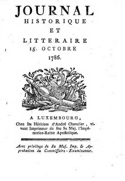 Journal historique et littéraire