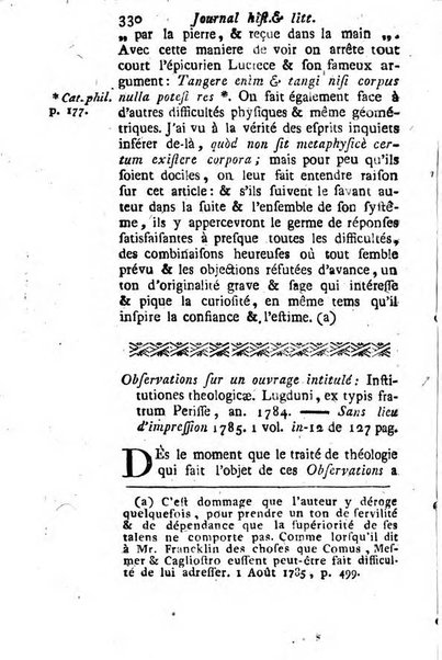 Journal historique et littéraire