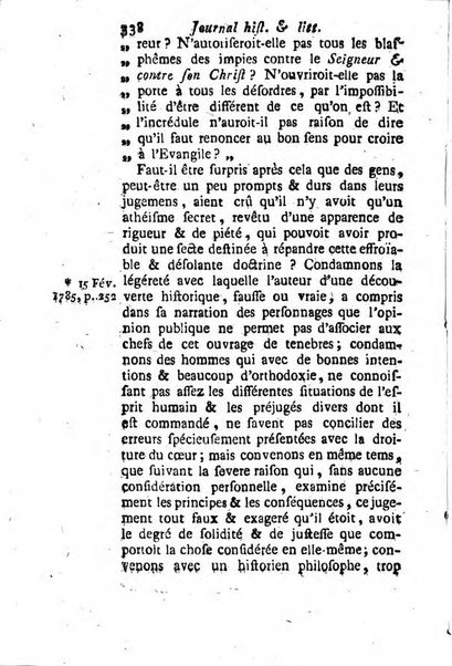 Journal historique et littéraire