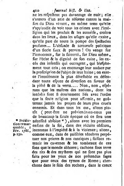 Journal historique et littéraire