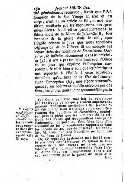 Journal historique et littéraire