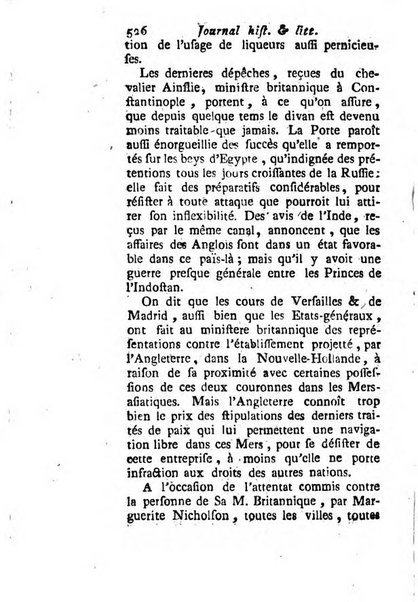 Journal historique et littéraire