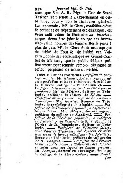 Journal historique et littéraire