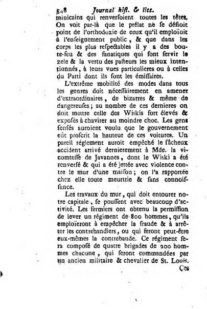 Journal historique et littéraire