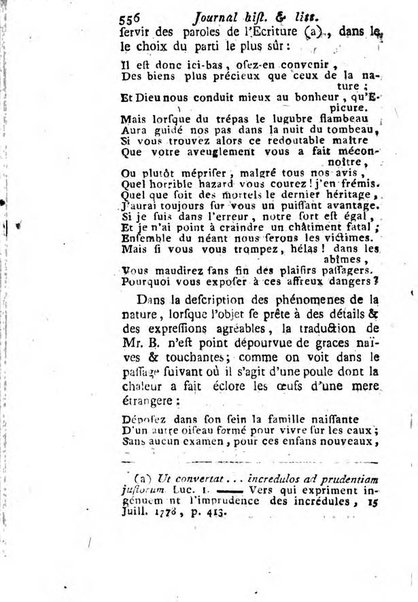 Journal historique et littéraire