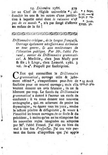 Journal historique et littéraire