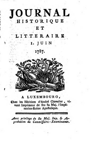 Journal historique et littéraire