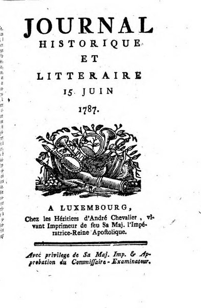 Journal historique et littéraire