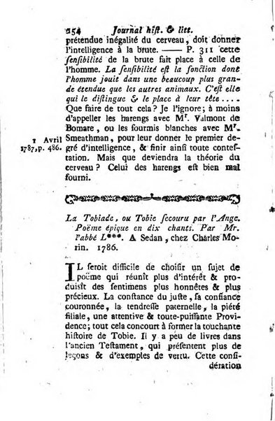 Journal historique et littéraire