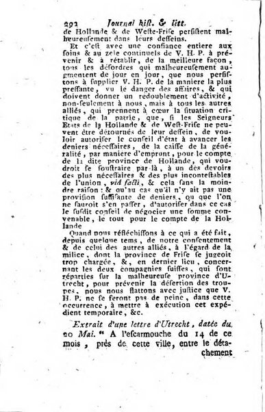 Journal historique et littéraire