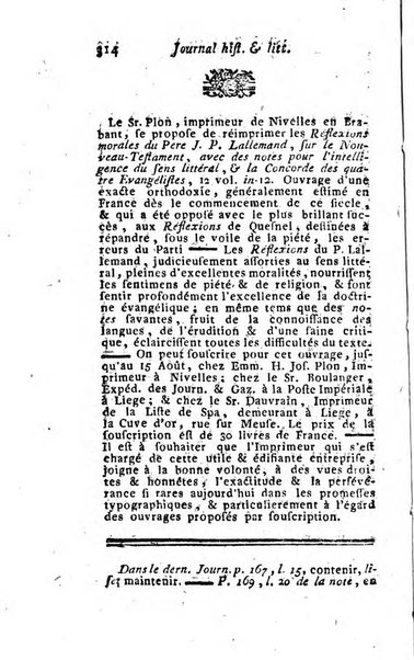 Journal historique et littéraire