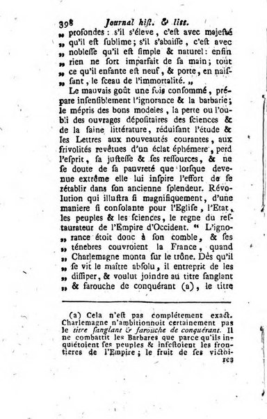 Journal historique et littéraire