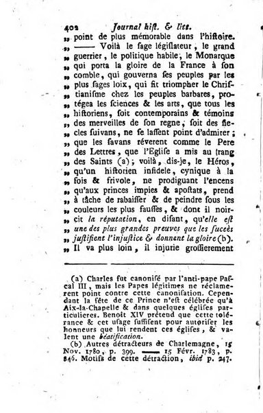 Journal historique et littéraire