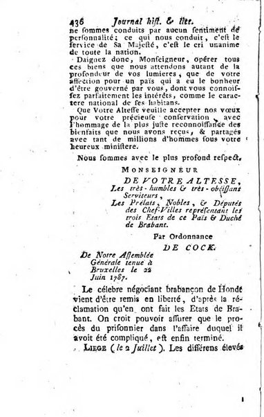 Journal historique et littéraire