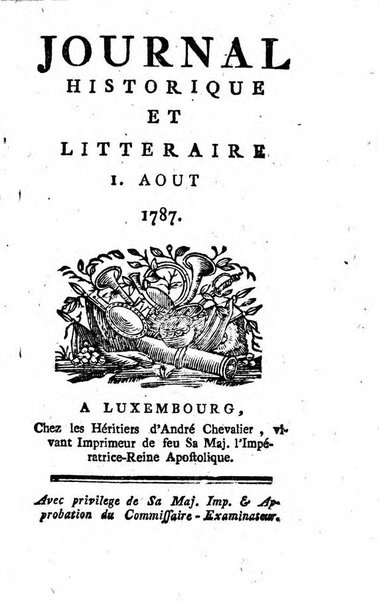 Journal historique et littéraire