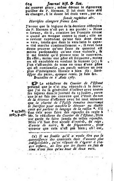 Journal historique et littéraire