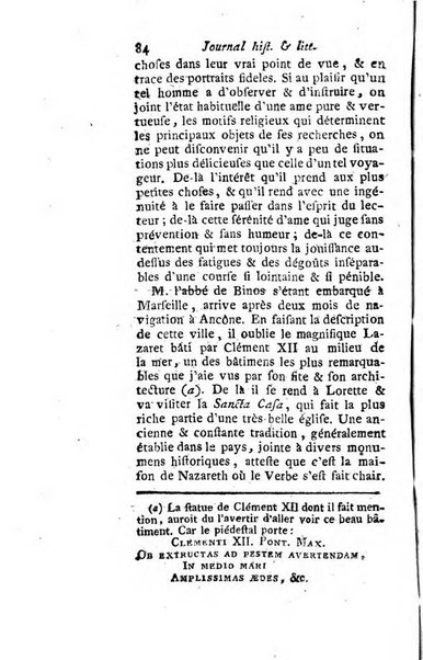 Journal historique et littéraire