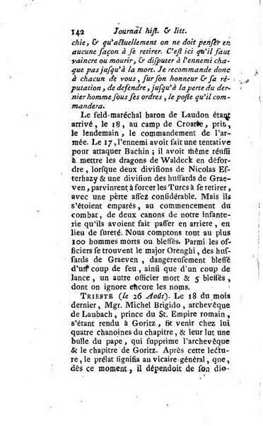 Journal historique et littéraire